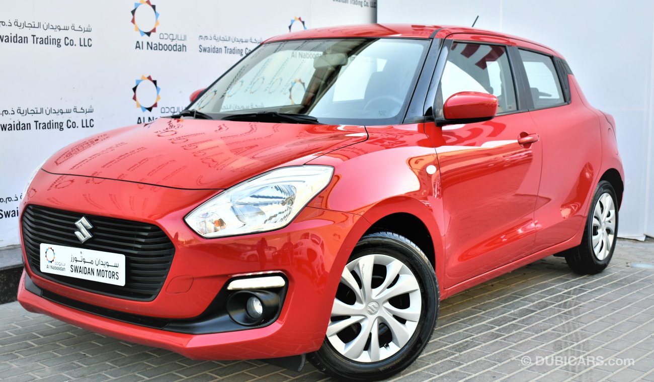 Suzuki Swift 1.2L GL 2018 GCC SPECS DELER WARRANTY