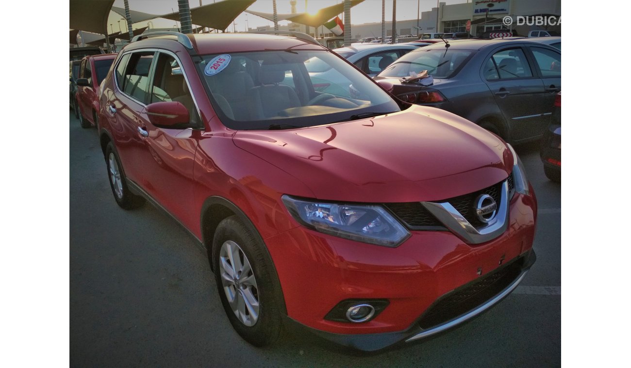 Nissan X-Trail 2015 RED GCC NO PAIN NO ACCIDENT PERFECT