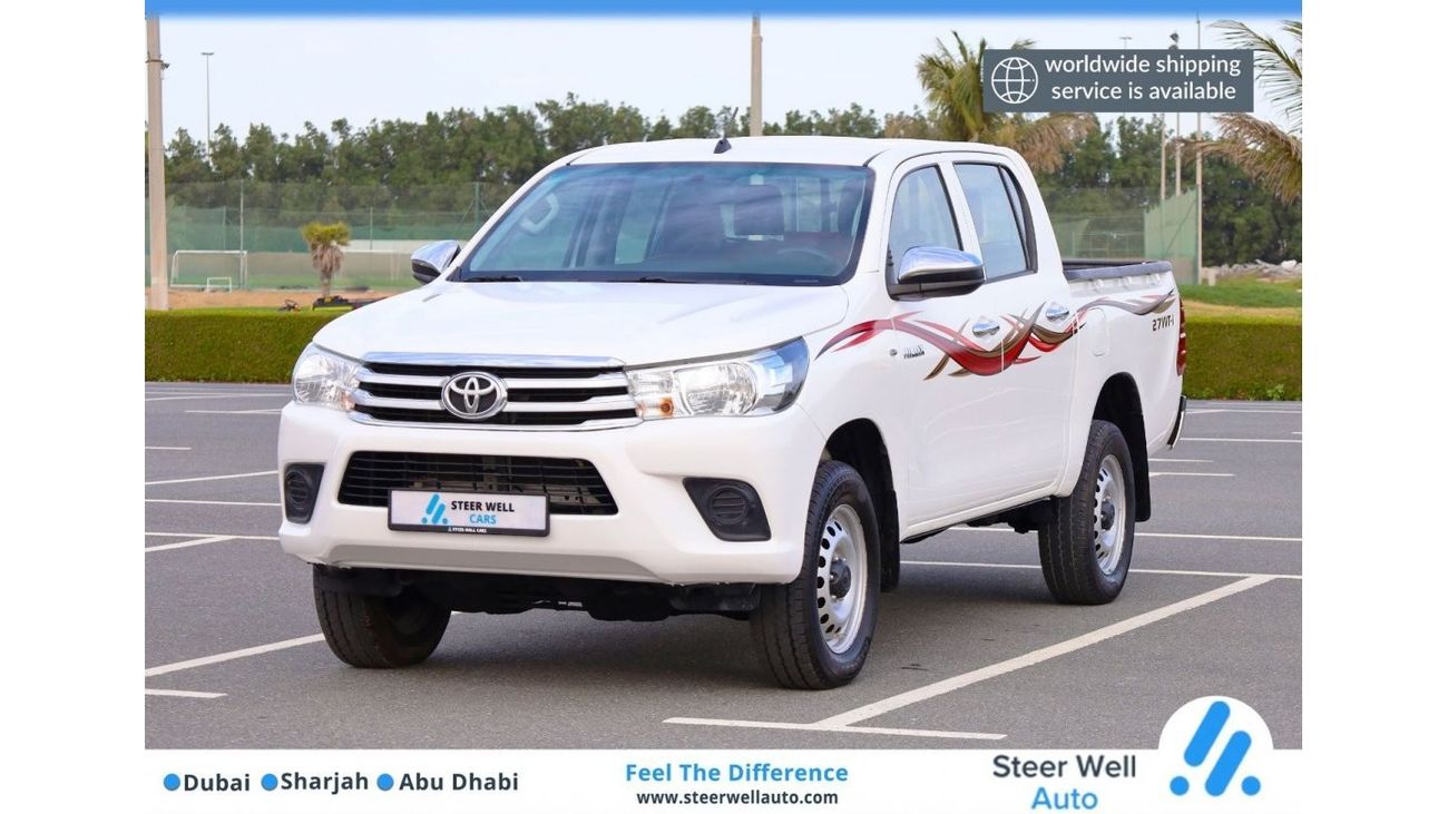 Toyota Hilux GL 2021 Double Cab Pick Up 2.7L 4WD A/T - GCC - Like New Condition - Book Now