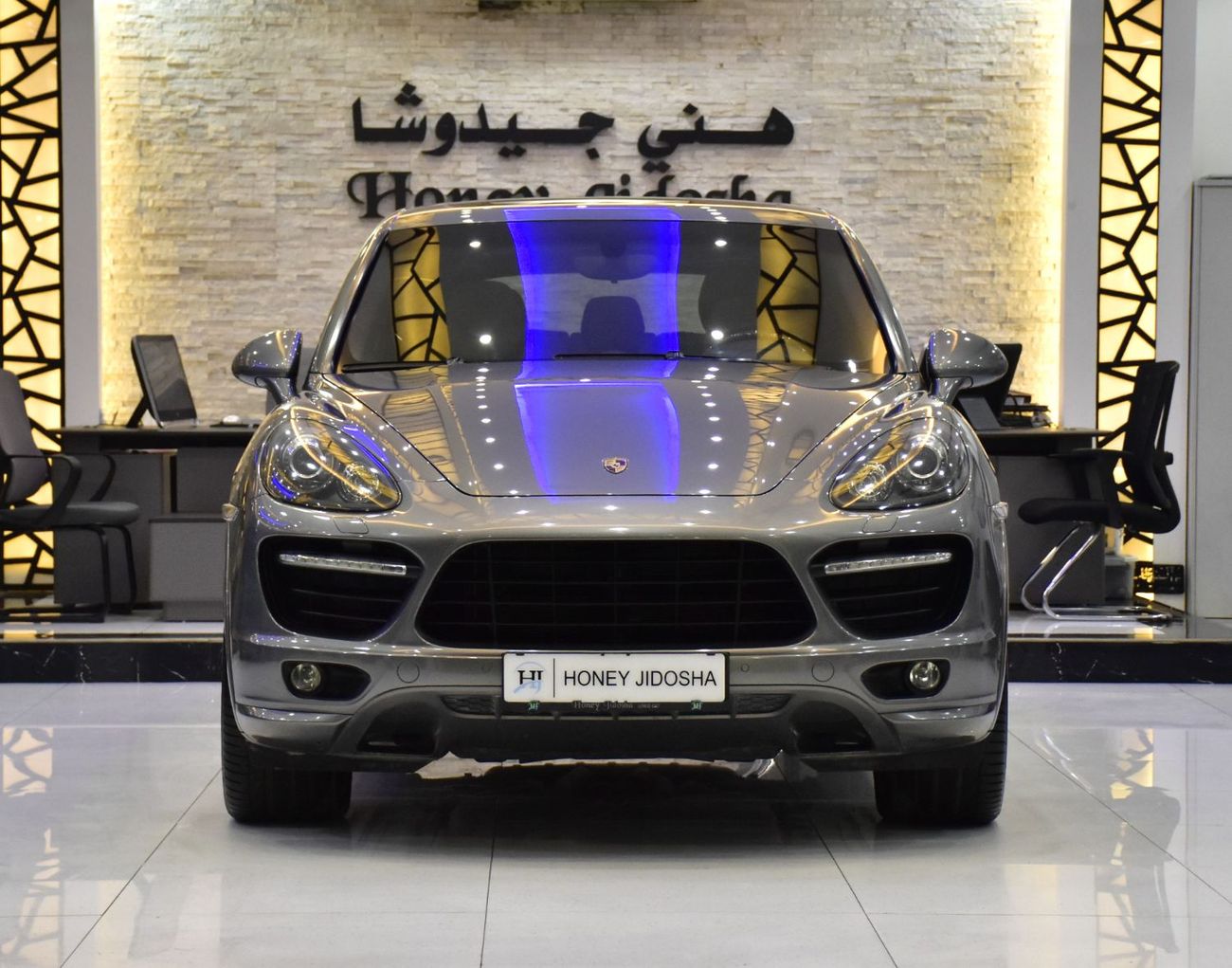 Porsche Cayenne EXCELLENT DEAL for our Porsche Cayenne GTS ( 2014 Model ) in Grey Color GCC Specs