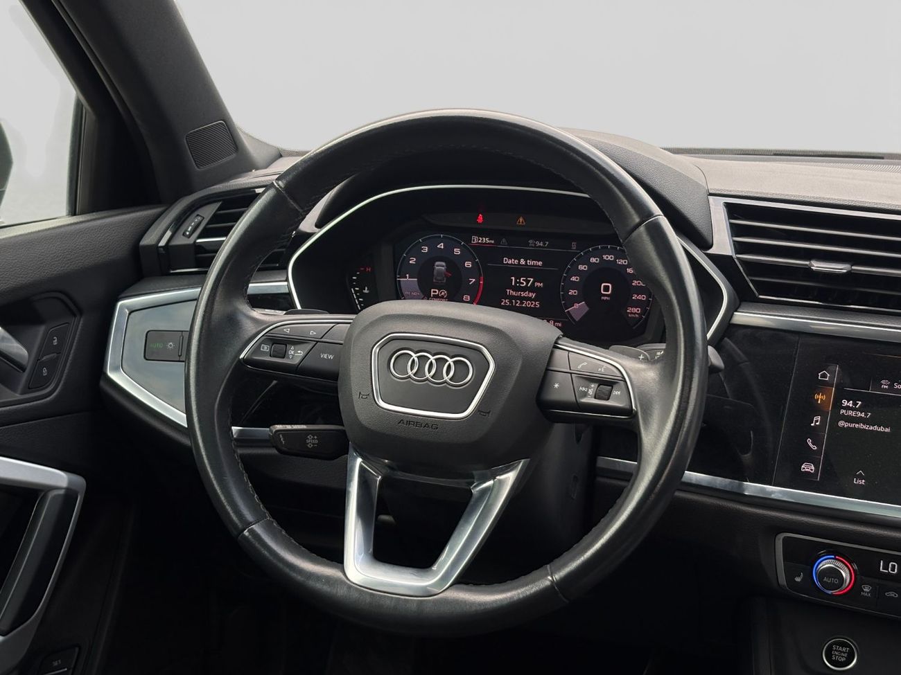 Audi Q3 40 TFSI quattro S Line 2.0L Q3 PREMIUM S-LINE 2.0L A/T | 2023 |  AED 1,590 per month