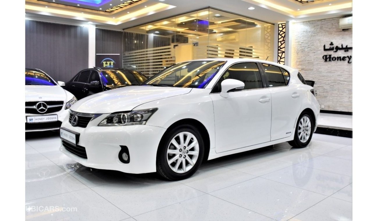 Lexus CT200h EXCELLENT DEAL for our Lexus CT200 HYBRID ( 2012 Model ) in White Color GCC Specs