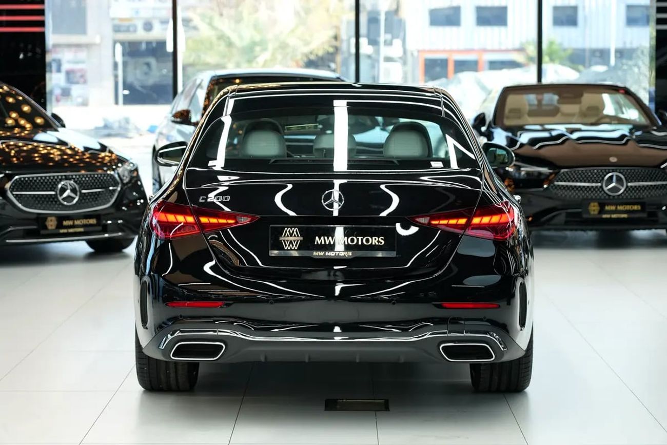 مرسيدس بنز C 200 C 200 | GCC 0km | Agency Warranrty | AMG Package
