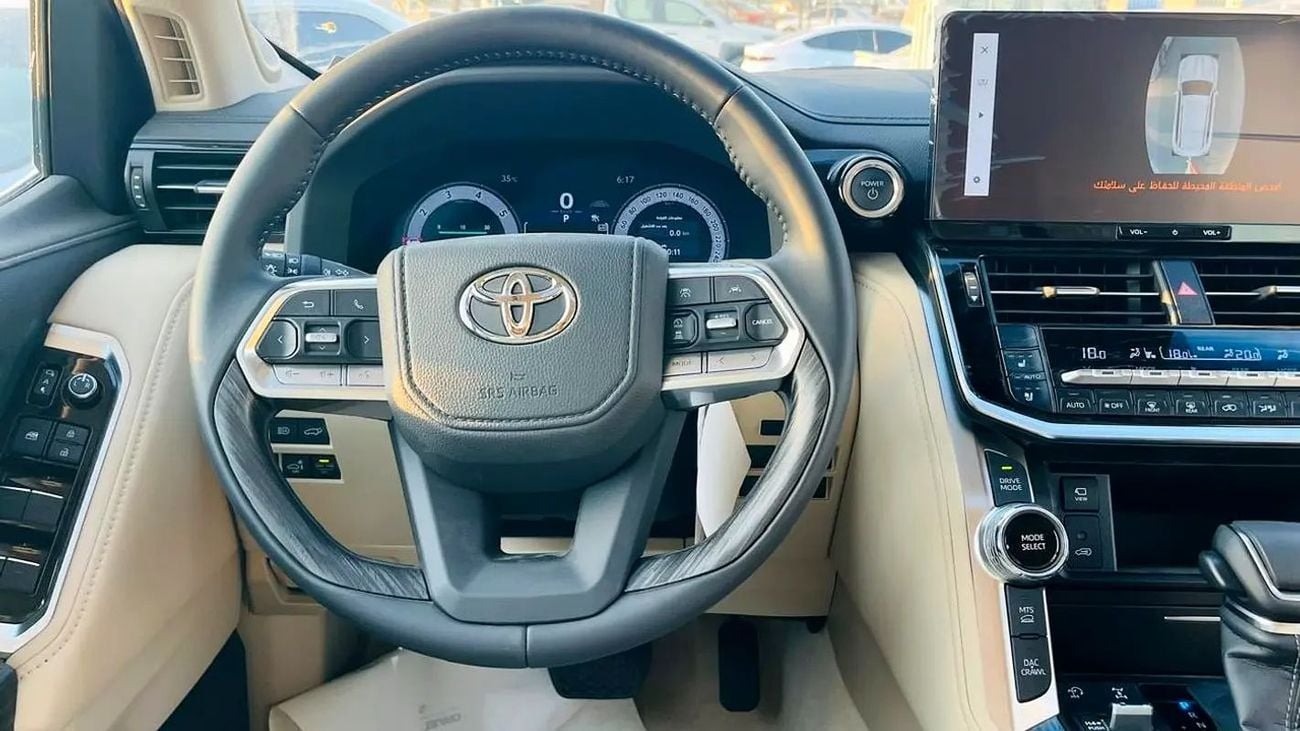 تويوتا لاند كروزر VXR تويوتا لاند كروزر LC300 VXR-Z HEV ليميتد موديل 2026 (كاملة المواصفات) محرك هجين V6 ثنائي التوربو سعة