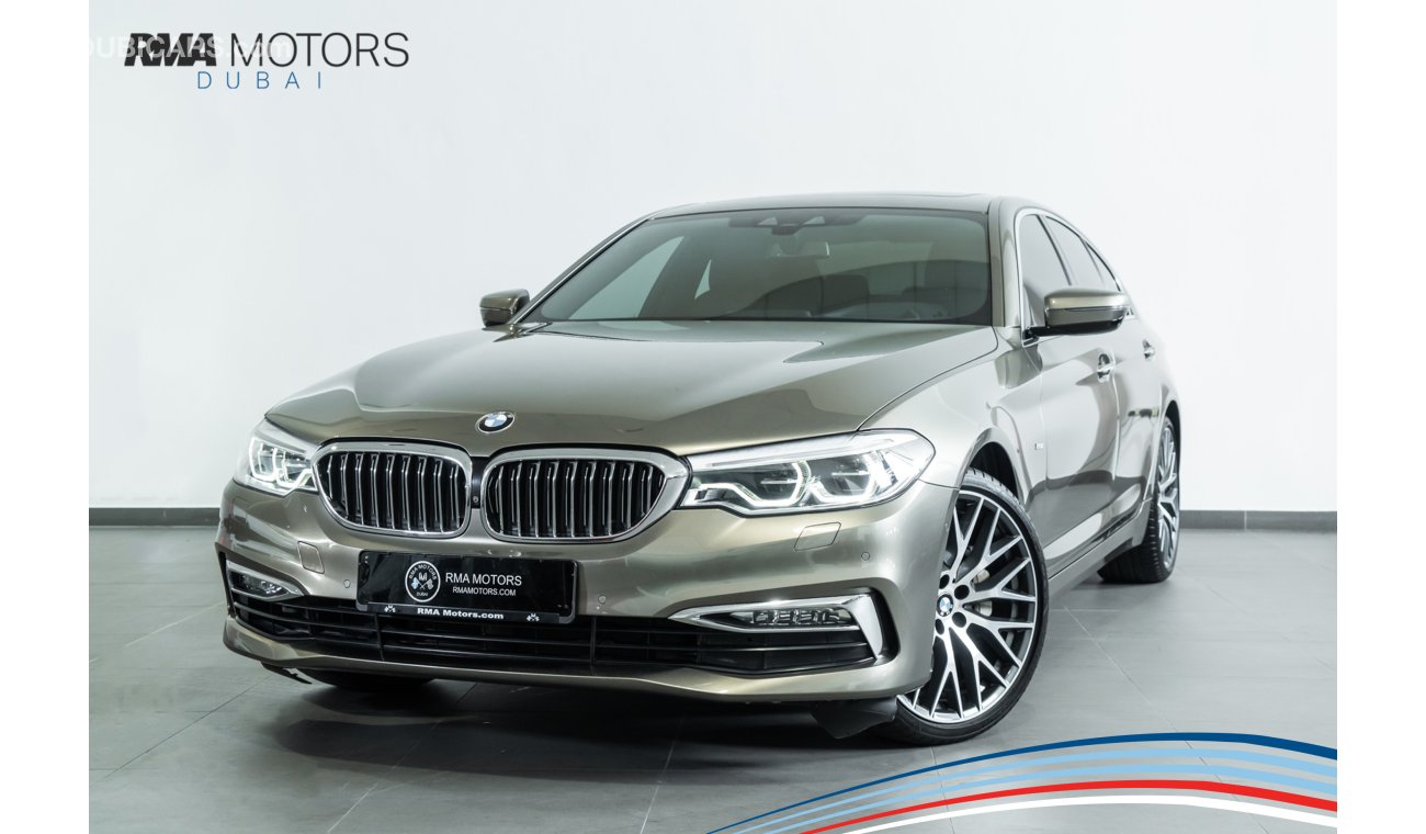 بي أم دبليو 540 2017 BMW 540i Luxury Line / Full Option / 5yrs BMW Free Service and Warranty!