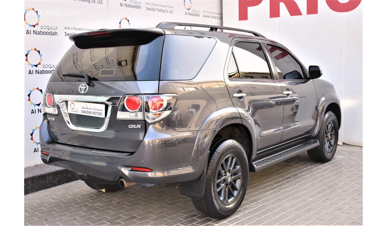 تويوتا فورتونر AED 1370 PM | 4.0L 4WD V6 GCC WARRANTY