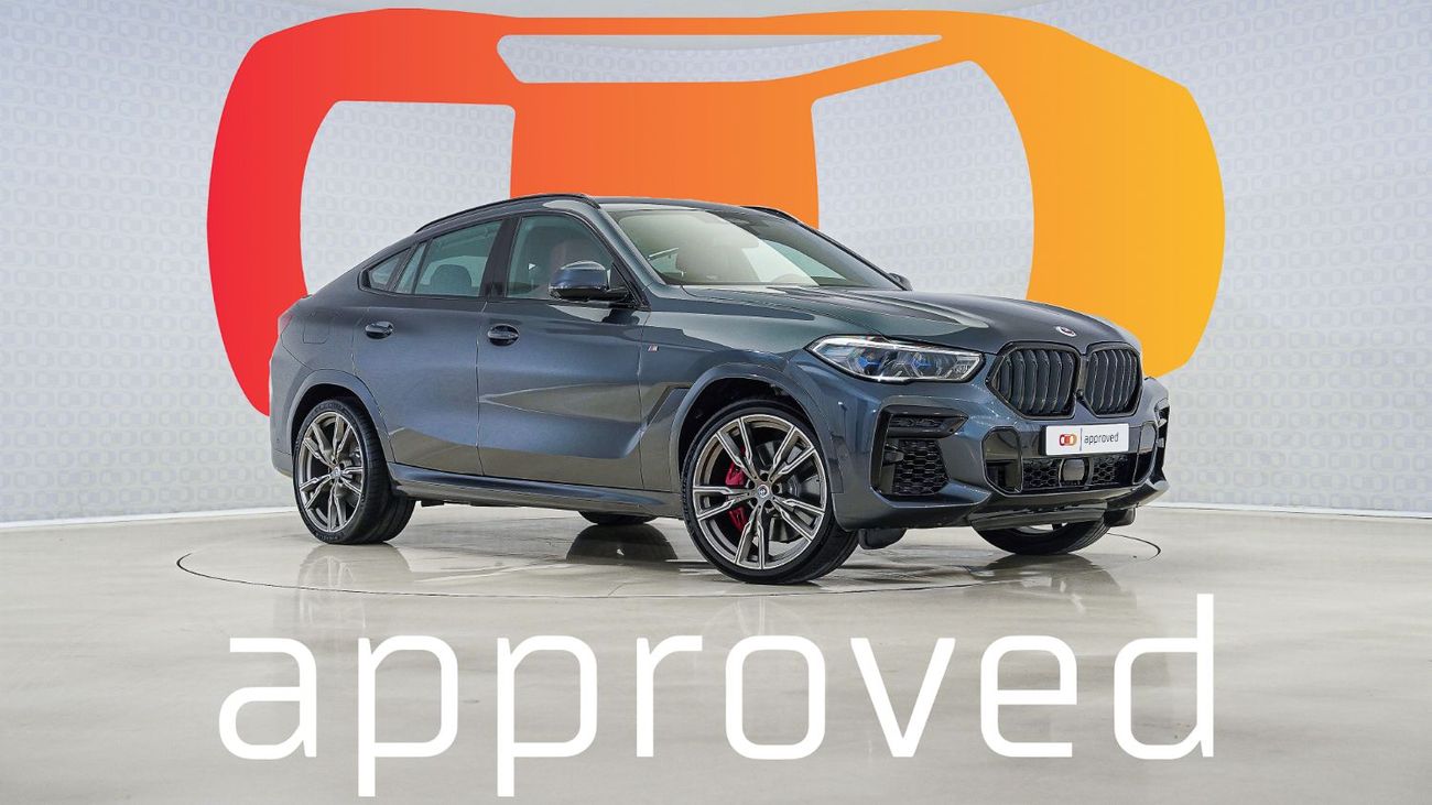 BMW X6 M50i 4.4L | AED 4,620 PM | Warranty February 2026 | GCC