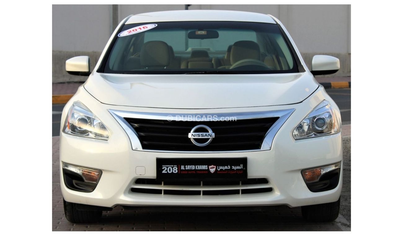 Nissan Altima Nissan Altima 2016, GCC No. 2, in excellent condition, without accidents, very clean from inside and