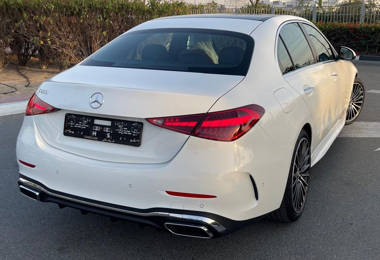 Mercedes-Benz C 200 AMG 5 years warranty 2025 GCC