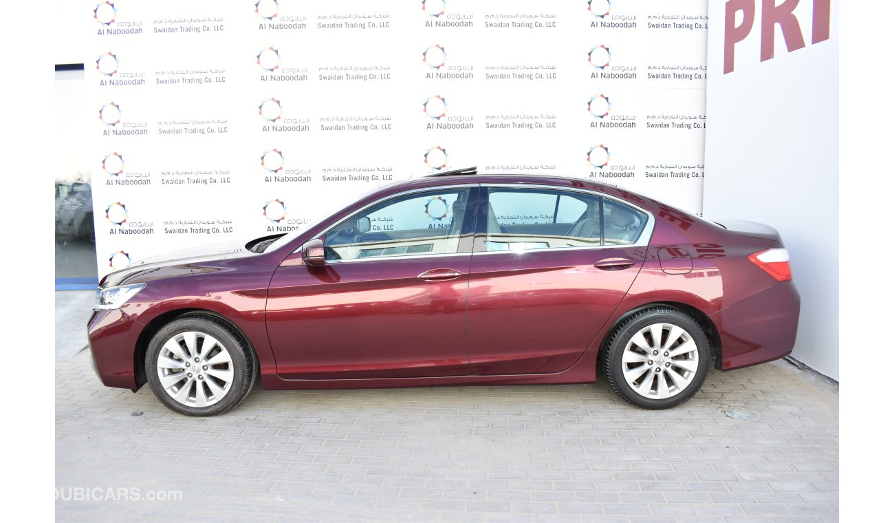 Honda Accord 2.4L EX 2016 GCC SPECS WITH DEALER WARRANTY AND FREE INSURANCE