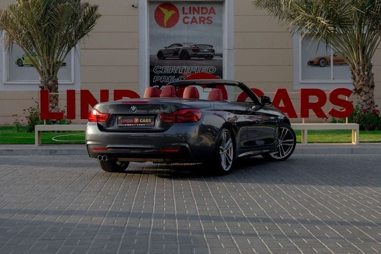 BMW 430i M Sport 2.0L BMW 430i M-Sport Convertible 2018 GCC under Warranty with Flexible Down-Payment.