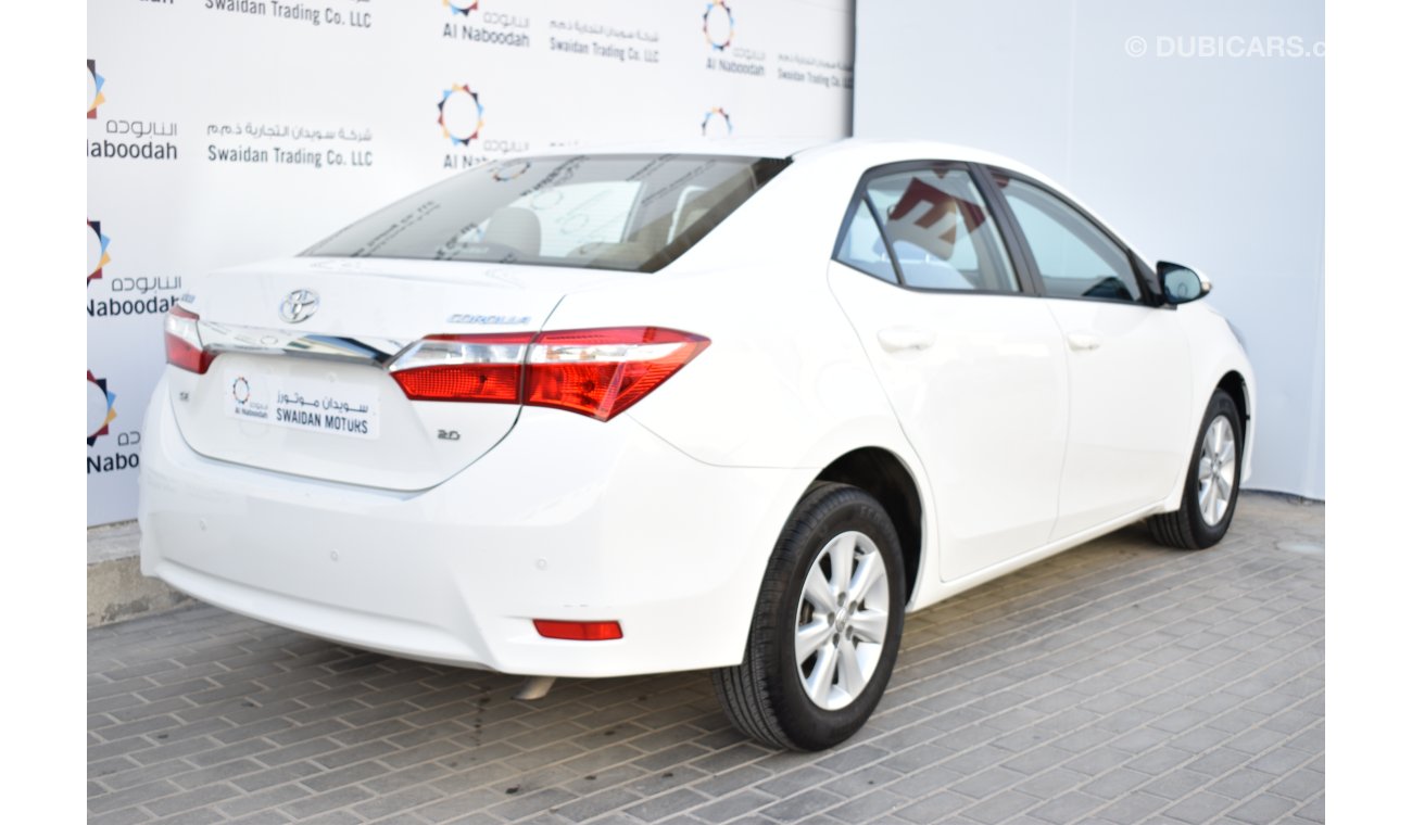 Toyota Corolla 2.0L SE 2015 GCC DEALER WARRANTY