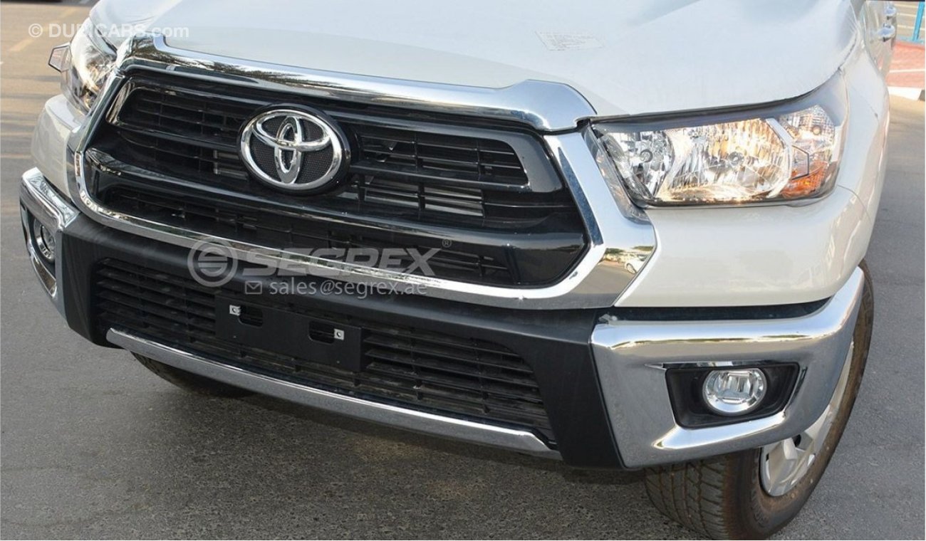 Toyota Hilux DC DIESEL 2.4L 4x4 STD 6MT STEEL WIDE, AC, LED FOG