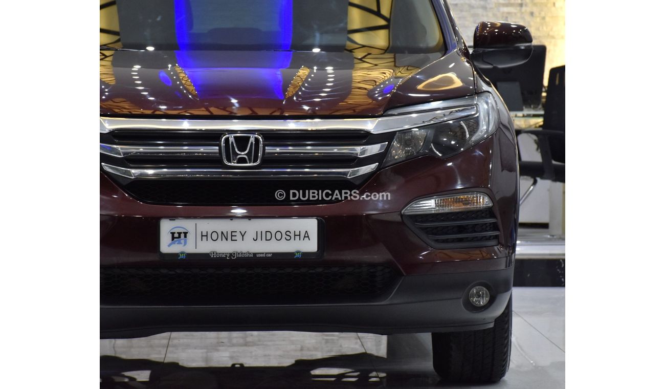هوندا بايلوت EXCELLENT DEAL for our Honda Pilot AWD ( 2016 Model ) in Burgundy Color GCC Specs