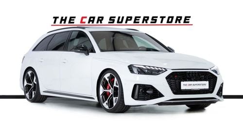 أودي RS4 Avant-Al Nabooda WarrantyService Contract-Very Low Mileage-Carbon Fiber RS Bucket Seats