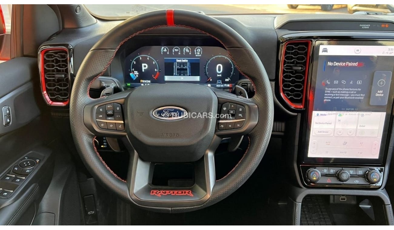 Ford Ranger Raptor 3.0L Twin Turbo V6 GCC Brand New 2023 (Only For Export)