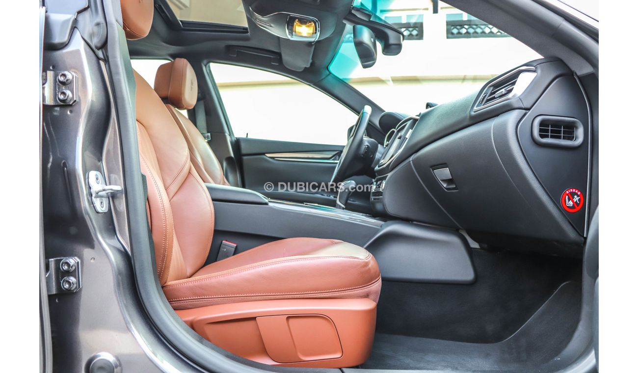 Maserati Ghibli AED 2300 P.M with 0% down payment