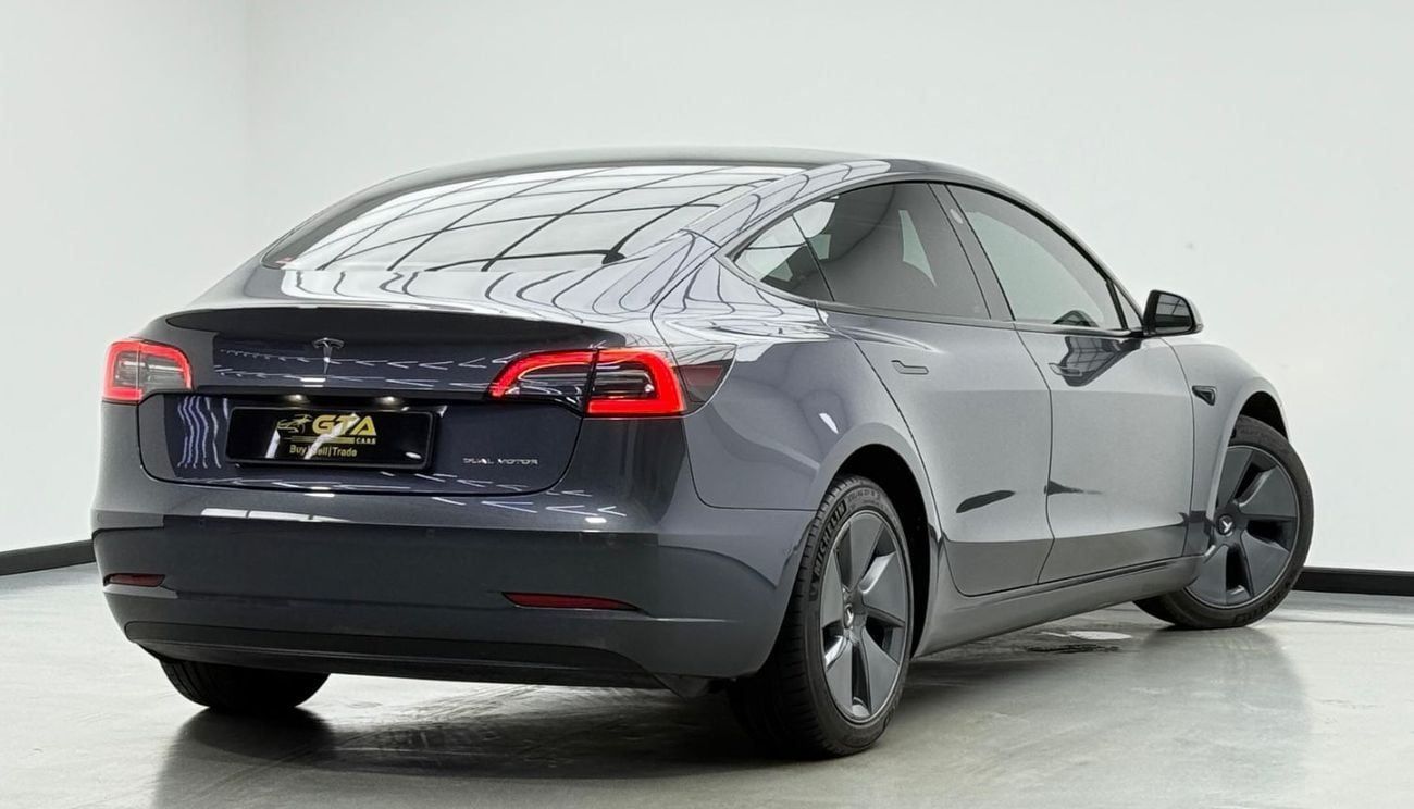 تسلا موديل 3 Long Range (AWD) 2022 Tesla Model 3 Long Range, 2026 Tesla Warranty, 2030 Tesla Battery Warranty, Ve