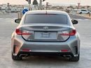 Lexus RC350 F-Sport 3.5L MODEL 2015 GCC CAR PERFECT CONDITION INSIDE AND OUTSIDE FULL OPTION SUN ROOF LEATHER SE