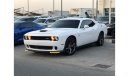 Dodge Challenger SXT make/ Dodge Challenger  model / 2018 Full option with sunroof +radar color / white  engine size