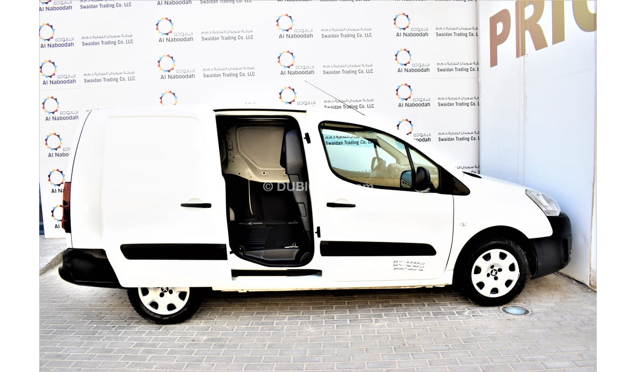 Peugeot Partner Tepee VAN 1.6L B9 MANUAL 2018 GCC UNDER BALANCE AGENCY WARRANTY UP TO 2022 OR 100,000 KM