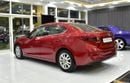 Mazda 3 EXCELLENT DEAL for our Mazda 3 ( 2015 Model ) in Red Color GCC Specs