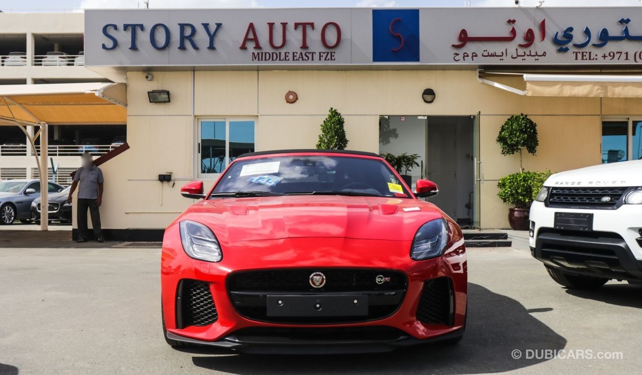 جاغوار F-Type 5.0 V8 S/C Convertible SVR Brand New