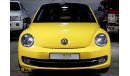 Volkswagen Beetle 2015 Volkswagen Beetle, VW Warranty, Service History, GCC