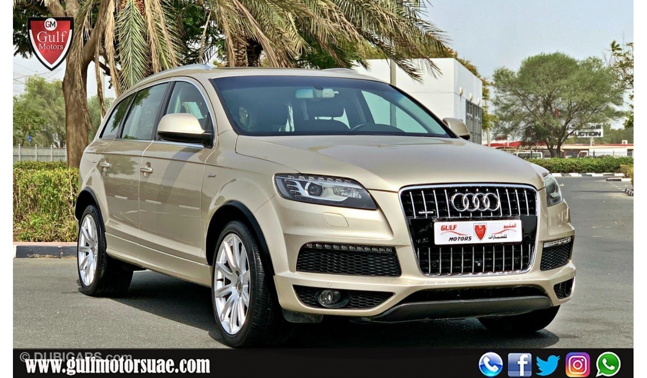 أودي Q7 SLINE SUPERCHARGED - 2014 - EXCELLENT CONDITION - BANK FINANCE AVAILABLE - WARRANTY