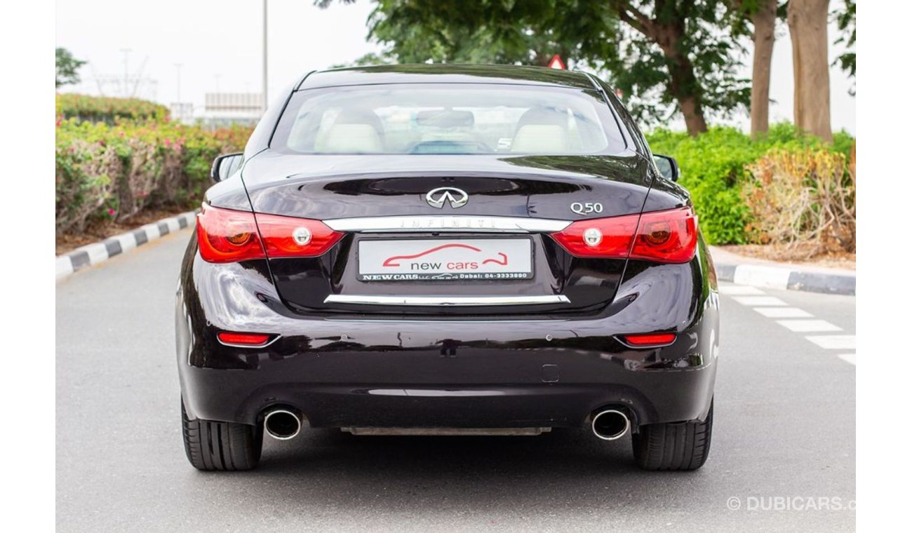 Infiniti Q50 INFINITI Q50 - 2016 - GCC - ASSIST AND FACILITY IN DOWN PAYMENT - 1215 AED/MONTHLY - 1 YEAR WARRANTY