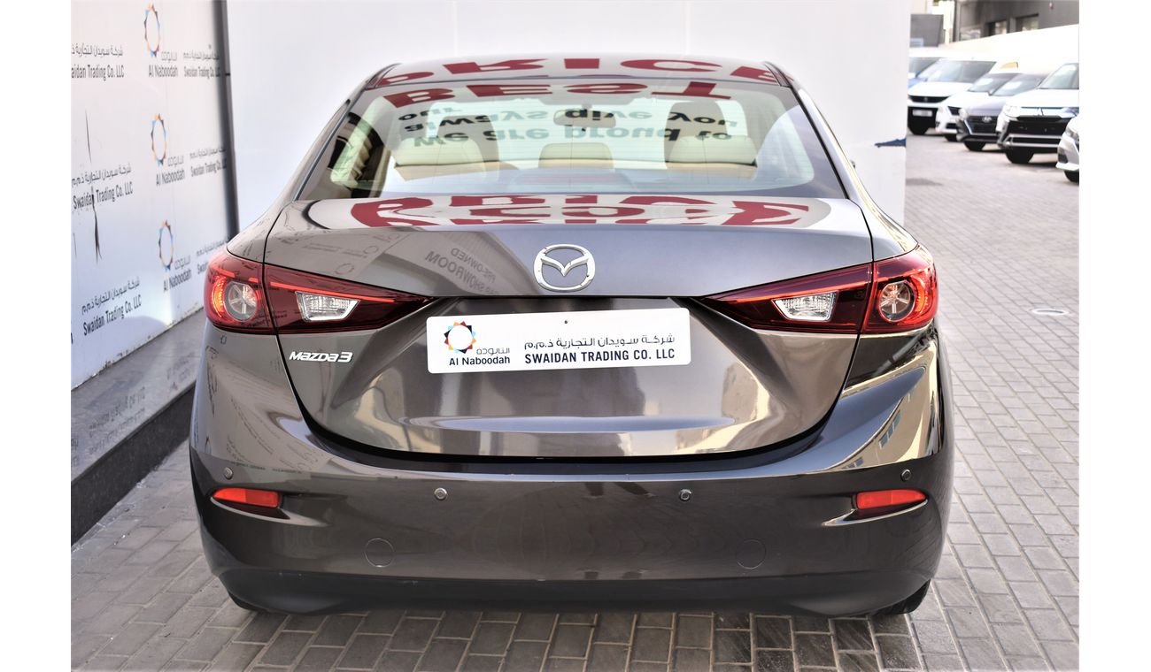 Mazda 3 AED 1076 PM | 1.6L S GCC DEALER WARRANTY