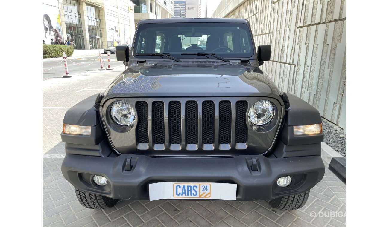 Jeep Wrangler 3.6L | UNLIMITED SPORTS|  GCC | EXCELLENT CONDITION | FREE 2 YEAR WARRANTY | FREE REGISTRATION | 1 Y