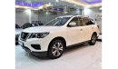 Nissan Pathfinder S EXCELLENT DEAL for our Nissan Pathfinder 4WD ( 2018 Model! ) in White Color! GCC Specs