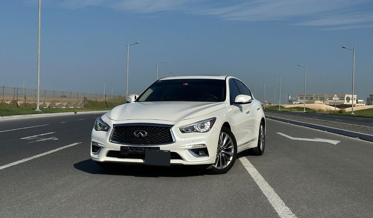 Infiniti Q50 3.0T Sport Black Edition 3.0T V6 GCC 2021 Low Mileage in Perfect Condition