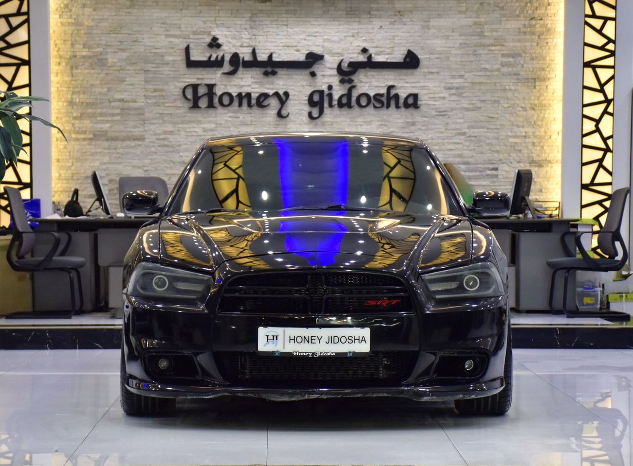 دودج تشارجر EXCELLENT DEAL for our Dodge Charger SRT8 ( 2013 Model ) in Black Color GCC Specs