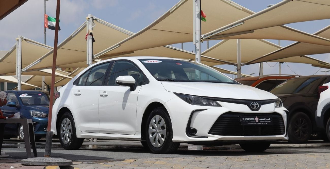 تويوتا كورولا تويتا كورولا -2022 - خليجى - بدون حوادث- 1.6. XLI- ممشى قليل - بحاله ممتازه فى الداخل والخارج