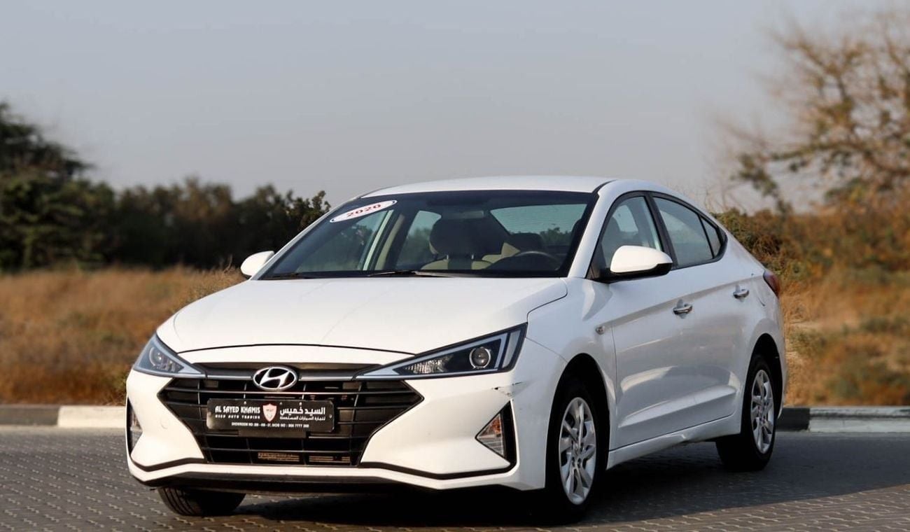 هيونداي إلانترا GL 1.6L Hyundai Elantra 1.6L 2020 GCC accident-free in excellent condition 812 P.M