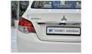 Mitsubishi Attrage EXCELLENT DEAL for our Mitsubishi Attrage ( 2019 Model ) in White Color GCC Specs