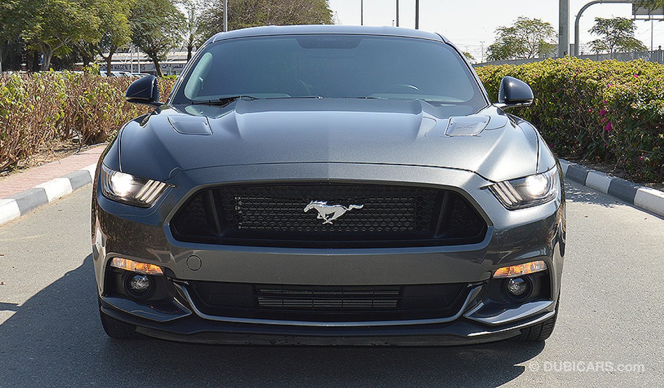 Ford Mustang Black Edition, 5.0 V8 GCC w/ 100K km WTY or until 2021 and 60K km SERV @ Al Tayer