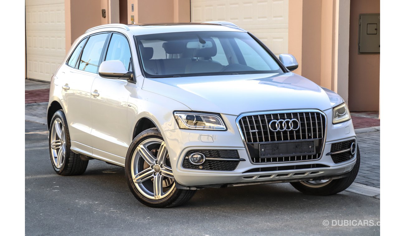 Audi Q5 3.0L (Full option) 2014 GCC under Warranty with Zero Down-Payment.