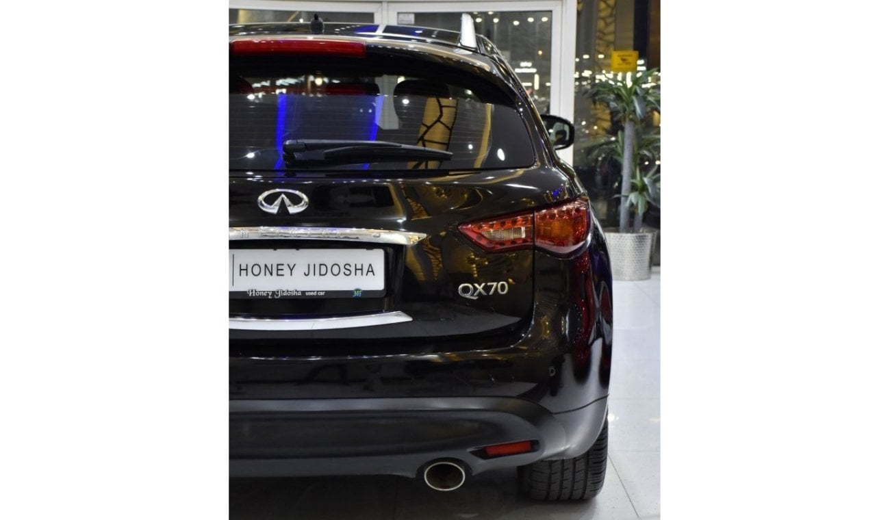 Infiniti QX70 EXCELLENT DEAL for our Infiniti QX70 ( 2014 Model ) in Black Color GCC Specs