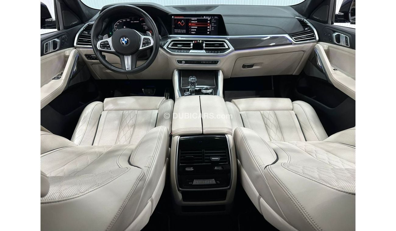 بي أم دبليو X6 2020 BMW X6 M50i, Jan 2025 BMW Warranty + Service Contract, Full Options, GCC