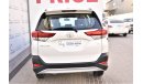 Toyota Rush 1.5L EX 7-SEATER 2019 GCC DEALER WARRANTY