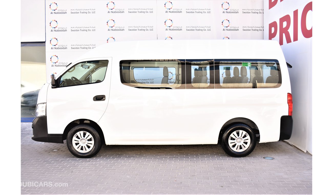 Nissan Urvan AED 1566 PM | 0% DP | 2.5L NV-350 13 STR GCC