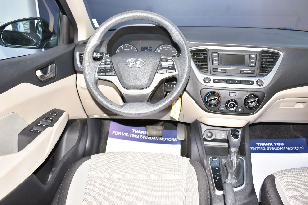 Hyundai Accent AED 719 PM | 1.6L GL GCC DEALER WARRANTY