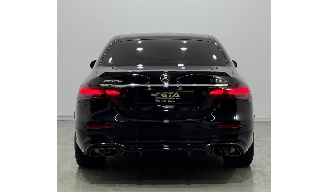 مرسيدس بنز E 63S 2022 Mercedes Benz E63s AMG 4MATIC+, 2027 Mercedes Warranty + Service Pack, Full Options, GCC