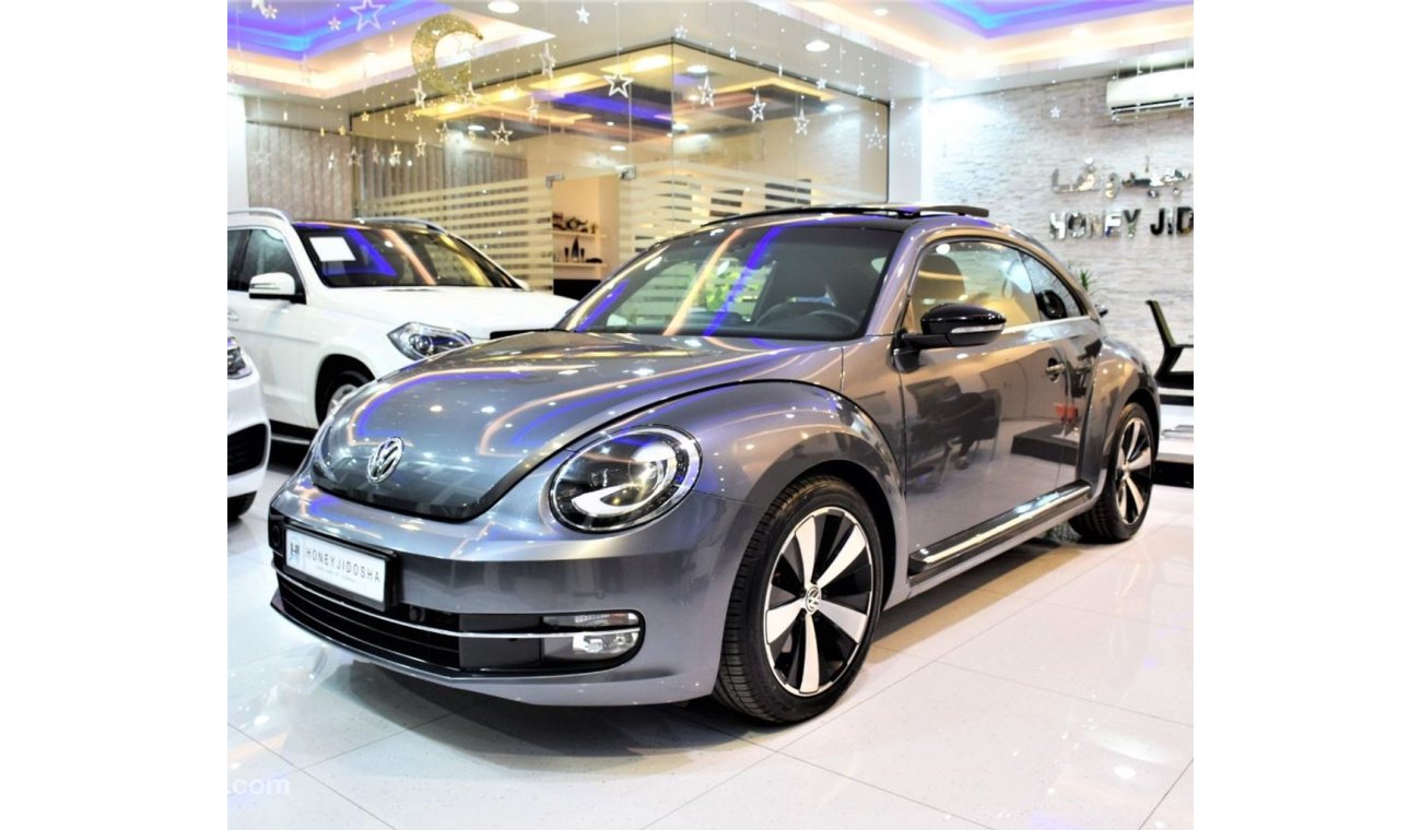 فولكس واجن بيتيل ONE LASTING LEGACY! ( 74,000 KM ) Volkswagen Beetle TURBO 2015 Model Grey Color GCC Specs!