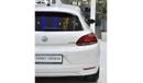 Volkswagen Scirocco EXCELLENT DEAL for our Volkswagen Scirocco 2.0 TSi ( 2013 Model ) in White Color GCC Specs