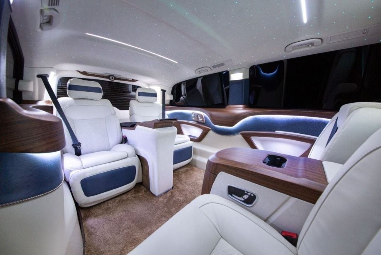 Mercedes Benz V300 AVANTGARDE ERTEX LUXURY CAR DESIGN CO. BLUE PRADA SAILOR EDITION