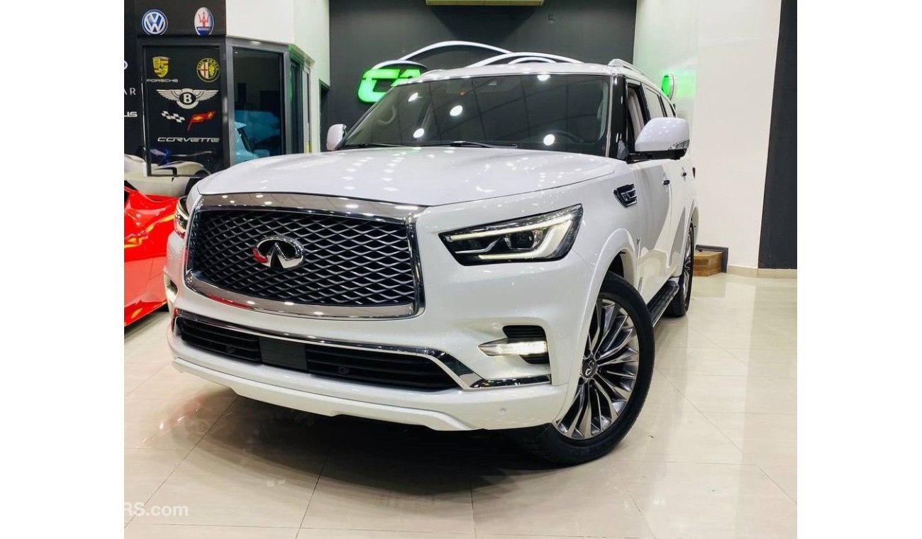 إنفينيتي QX80 INFINITY QX80 2019 GCC CAR CLEAN CONDITION FOR ONLY 189K AED WITH INSURANCE AND REGISTRATION